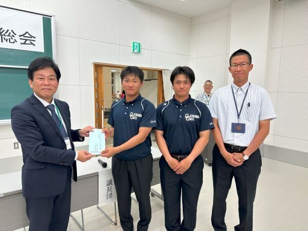第1回パラオ国際野球大会2024　本学学生が出場