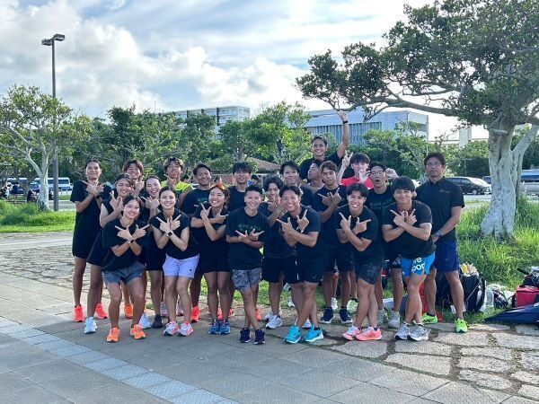 男子400メートルリレーで優勝！陸上九州選手権