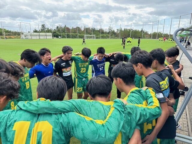 男子サッカー部が快勝でリーグ戦（後期）1勝！