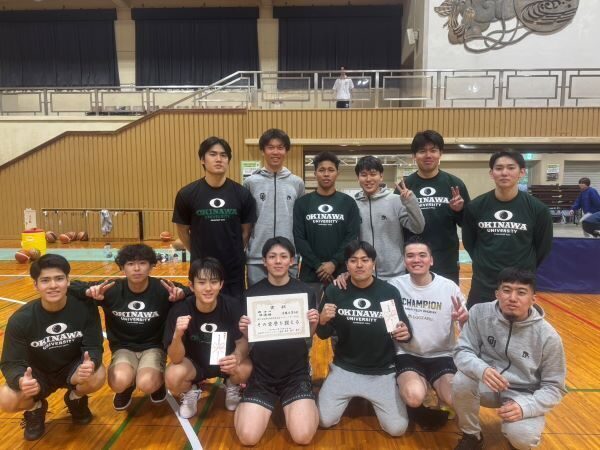 男子バスケットボール部　西原町大会で準優勝！