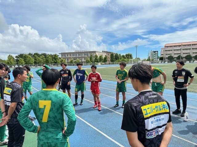 サッカー部、鎮西学院大に敗れるも手応え感じるゲームに！