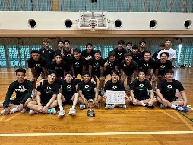 男子バスケ部全勝優勝‼　第34回沖縄県大学バスケットボール選手権大会