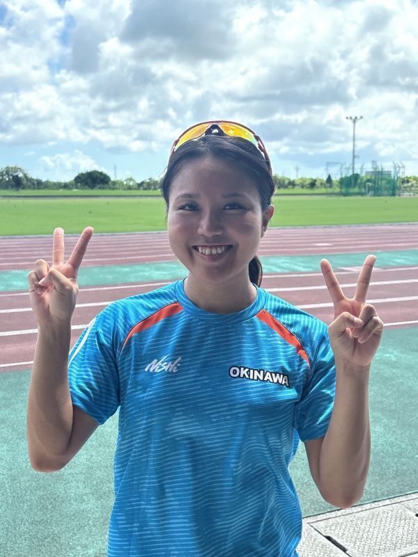 陸上競技部 上地愛花（管理栄養学科3年）さん、国民スポーツ大会に選出！